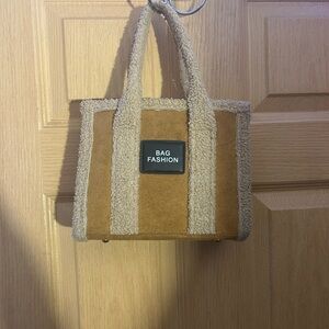 Tan and brown fur Tote Bag